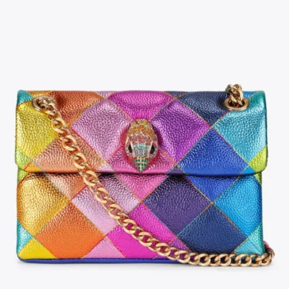 Kurt Geiger Kensington MINI Rainbow Quilted Convertible Crossbody - Picture 1 of 7